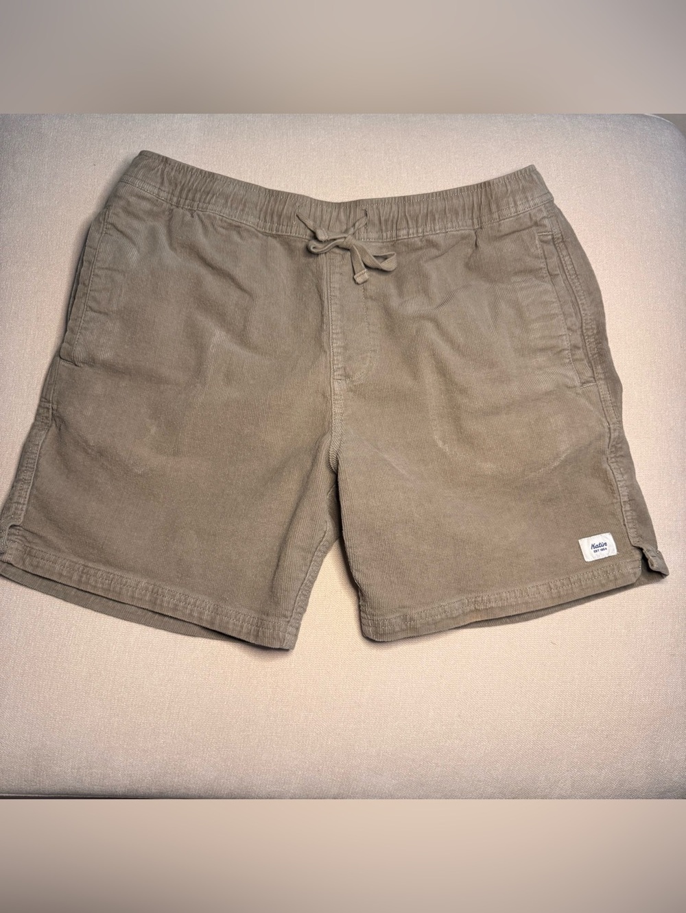 Katin Cord Local Short-Drawstring Casual Tan Size M
